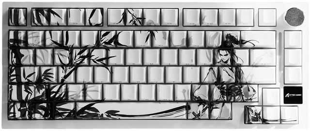 Main image of ATTACK SHARK X820ULTRA Wireless Gaming Mechanical Keyboard with TFT Smart Display&Knob,Side Printed PBT,Gasket Mounted 75% TKL Keyboard,BT5.0/2.4GHz/USB-C,RGB Black Warrior
