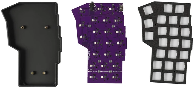 Alt view image 3 of 7 - Goshyda Rechargeable Shortcut Drawing Keyboard for - iOS Compatible, One-Handed Ergonomic 35 Keys