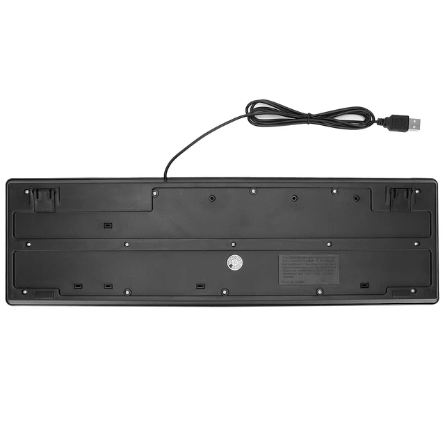 Alt view image 7 of 7 - Arabic Bilingual Keyboard - USB Wired Desktop Office Keyboard Suitable For Pc Laptop