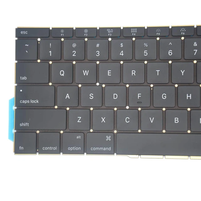 Alt view image 3 of 7 - Pardarsey Replacement US Layout Keyboard Compatible with MacBook Pro 13" inch A1708 Without touchpad bar MacBookPro14,1 MacBookPro13,1 A1708 Late 2016 mid 2017 with 80 PCE Screws+Screwdriver