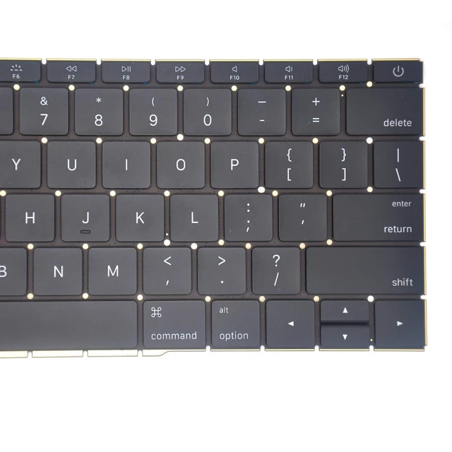 Alt view image 4 of 7 - Pardarsey Replacement US Layout Keyboard Compatible with MacBook Pro 13" inch A1708 Without touchpad bar MacBookPro14,1 MacBookPro13,1 A1708 Late 2016 mid 2017 with 80 PCE Screws+Screwdriver