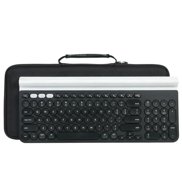 Alt view image 5 of 7 - Khanka Hard Travel Case Replacement for Logitech K780 Multi-Device Wireless Keyboard