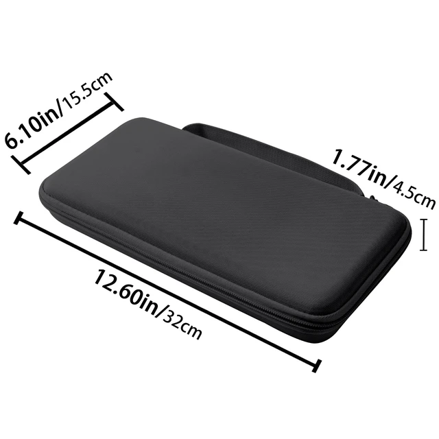 Alt view image 7 of 7 - Aenllosi Hard Case for Logitech MX Keys Mini Advanced Keyboard, Black | EVA hard shell, Water-resistant design, Impact-resistant design, Protective case only