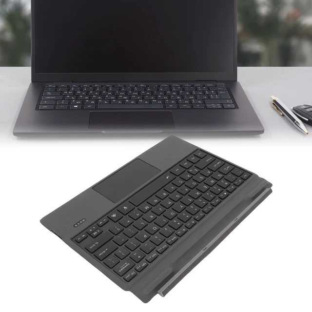 Alt view image 6 of 7 - VBESTLIFE Detachable Keyboard for Latitude 7320/K19M/5290/7210 Laptops, Bluetooth Travel Keyboard with Backlit Touchpad