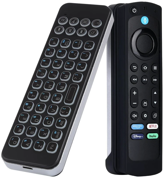 Main image of iPazzPort Wireless Keyboard for Fire Stick & Fire TV | Bluetooth Mini Keyboard with Voice Remote Case Compatible with 4K Max/TV Cube, Insignia/Toshiba/Pioneer Smart TVs