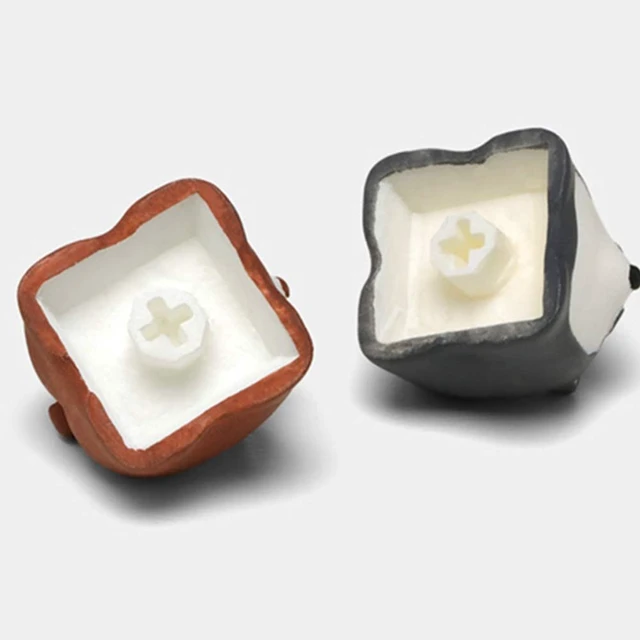 Alt view image 6 of 7 - Kelendle Personalized Cute Dog Resin Keycap OEM Profile Keycap Esc Keycap for Mechanical Keyboard MX Switch R4 (Black)