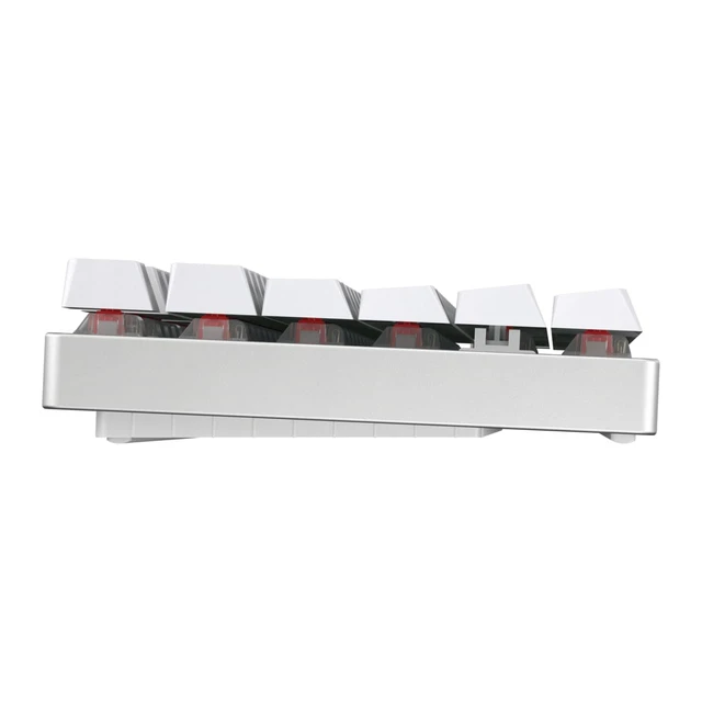 Alt view image 7 of 7 - Cherry MX 8.2 TKL Wireless, Tenkeyless Mechanical Gaming Keyboard, Bluetooth, 2.4 GHz & Wired Mode, Multi-Device, Rechargeable, MX2A Blue Switches, White