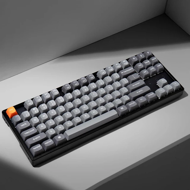 Alt view image 7 of 7 - Keychron K8 Max QMK Wireless Custom Mechanical Keyboard, TKL 80% Layout Bluetooth 5.1/2.4G/USB-C Programmable, White Backlit Super Banana Switch NKRO Gaming Keyboard for Mac/Windows/Gamers