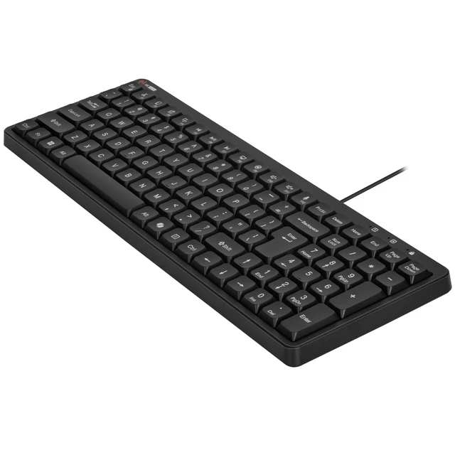 Alt view image 3 of 7 - MC-519 Full Size Wired Keyboard USB Plug-and-Play Windows - Black | Full-size keyboard, Media Hotkeys, Foldable Stands, Windows PC and laptops compatible