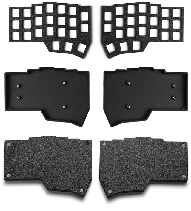 Alt view image 7 of 7 - YIVU 40% Corne Wireless Split Keyboard, QMK/VIALProgrammable, Columnar-Staggered Ergonomic Layout, Hot Swappable Standard Profile MX Linear Switches, PBT Keycaps