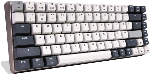 Main image of Azio Cascade Mechanical Keyboard, Backlit RGB, Hotswap Switches and Keycaps, Wired USB-C or Bluetooth Wireless Connection (Gateron Brown Switches) (Galaxy Light 75)