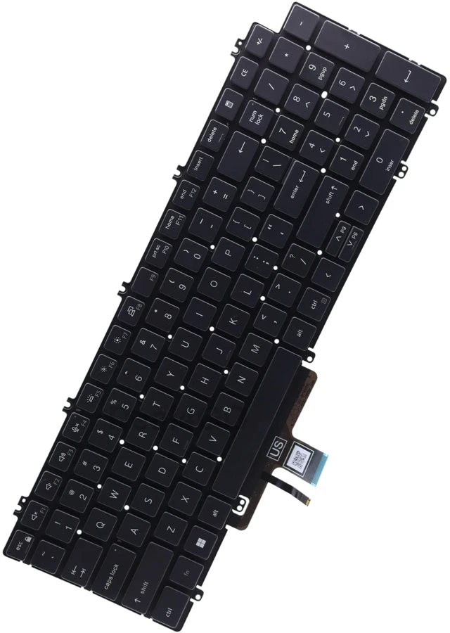 Alt view image 6 of 6 - Deal4GO Laptop Backlit Keyboard N7N16 RHGTP T9DR1 Replacement for Dell Precision 7780 7680 7670 7770 Latitude 5540 5520 5530 3550 3540 3571 3581