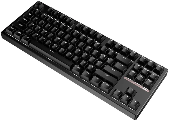 Main image of IROK FE87 V2 Wired TKL Layout Mechanical Keyboard, Support SODC, Gasket Structure, Hot Swappable, Gaming Keyboard (Black/Twilight Smoke Switch)