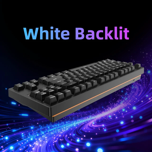 Alt view image 5 of 7 - IROK FE87 V2 Wired TKL Layout Mechanical Keyboard, Support SODC, Gasket Structure, Hot Swappable, Gaming Keyboard (Black/Twilight Smoke Switch)