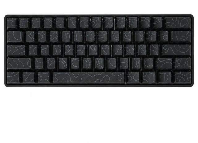 Main image of SOTRUST S68 Hall Effect Magnetic Switch Gaming Keyboard, Rapid Trigger, 0.01mm RT Precision, Adjustable Actuation, Hot-Swappable, RGB, Wired 68-Key for Win/Mac ABS Black Topographic Pattern Keycaps