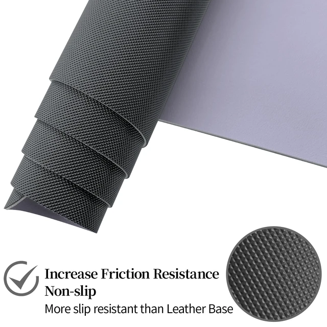 Alt view image 7 of 7 - Meetcolor Keyboard and Mouse Pad, 3-in-1 Desk Mat Set Keyboard Wrist Rest | 31.5" x 15.7" Desk Mat, Ergonomic Wrist Rest for Computer Keyboard, Non-slip Base, Waterproof Computer Mat, Lavender