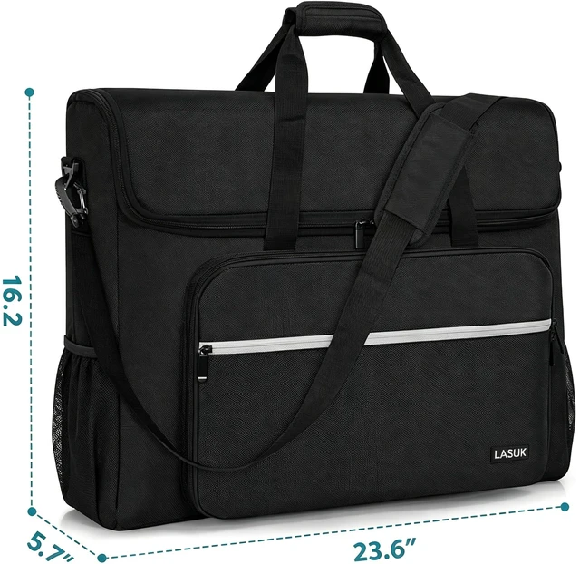 Alt view image 2 of 7 - LASUK LCD Screens/TVs(up to 2) Transport Tote Bag for 19" - 24" Displays | Padded Monitor Carrying Case (NOT FOR IMAC) Travel Bag With Shoulder Strap,Large Accessories Pocket