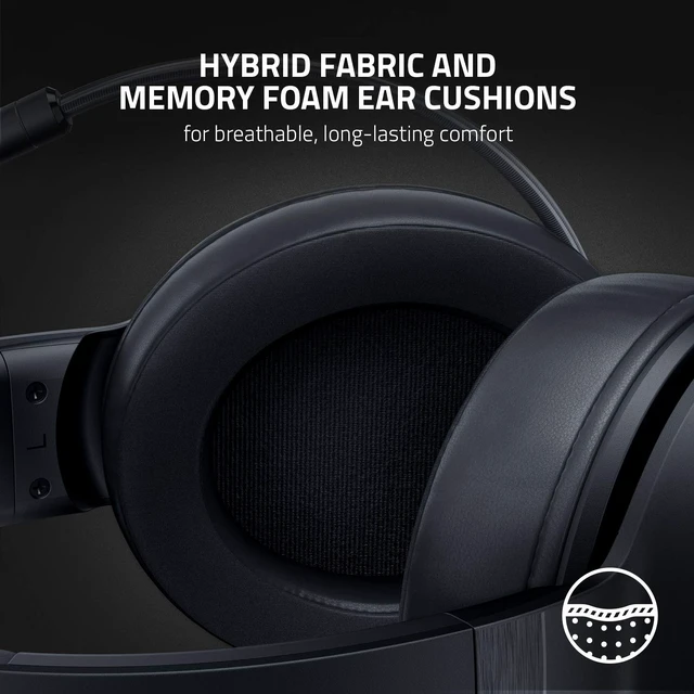 Alt view image 5 of 7 - Kraken V3 X Headset Black Razer - RZ0403750300