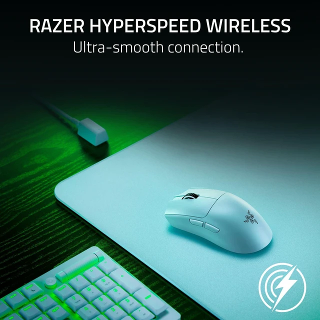 Alt view image 6 of 7 - Razer Viper V3 Pro Wireless Esports Gaming Mouse: Symmetrical - 55g Lightweight - 8K Polling - 35K DPI Optical Sensor - Gen3 Optical Switches - 8 Programmable Controls - 95 Hr Battery - White