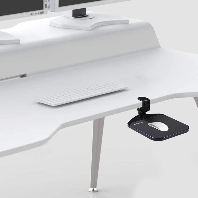 Alt view image 5 of 7 - SKYZONAL Ergonomic Mouse Platform Under Desk Ergonomic Wrister Mouse Pad (Black)