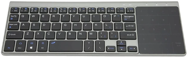 Main image of 2 in 1 Mini Wireless Keyboard and Mouse Combo, 2.4GHz Portable Ultra Slim Keyboard with Sensitive Touchpad, Smart Power Saving, Compatible with iOS Android Computer TV Box
