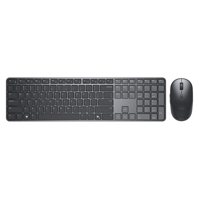 Alt view image 2 of 7 - Dell Pro 7 Slim Keyboard and Mouse - KM726 - US English