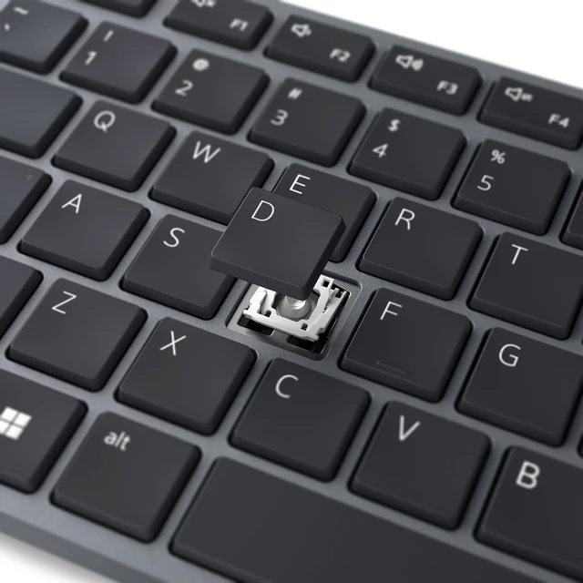 Alt view image 3 of 7 - Dell Pro 7 Slim Keyboard and Mouse - KM726 - US English