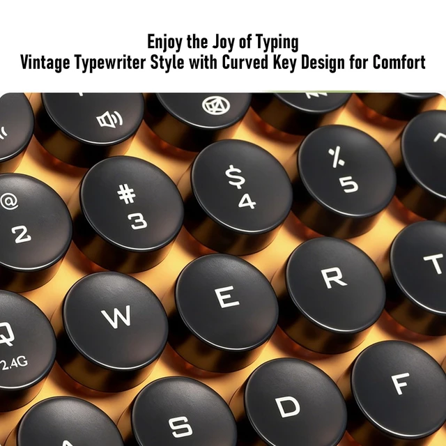 Alt view image 5 of 7 - LICAEVEY Wireless Keyboard and Combo, 85 Keys Bluetooth 2.4G Dual Mode Cordless Keyboard with Colorful Round Detachable Keycaps, for Wins Android Home Office Use