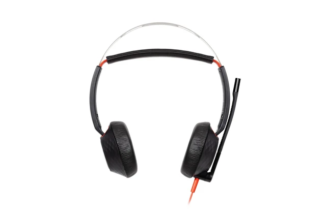 Alt view image 3 of 5 - Plantronics Poly Blackwire 5220 Stereo USB-C Headset + 3.5mm Plug + USB-C/A Adapter