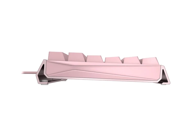 Alt view image 3 of 3 - Cherry MX 3.0 S Wired Mechanical Gaming Keyboard. Aluminum Housing Built for Gamers w/MX Blue Switches. RGB Backlit Color Display Over 16m Colors. Pink