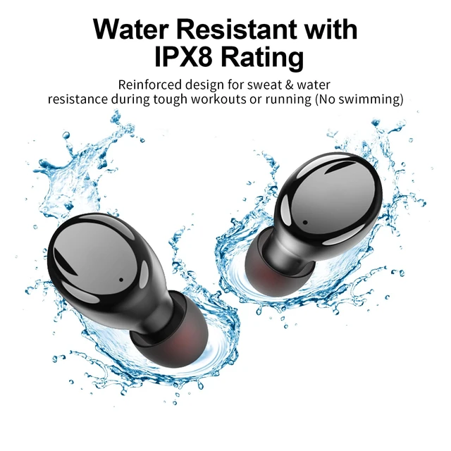 Alt view image 5 of 6 - kurdene Wireless Earbuds Bluetooth 5.3 Light Weight in Ear Headphones | Sound Bass Ear buds with Charging Case,Touch Control,Built in Mics Headset,Clear Calls for Sports Workout Glossy Black