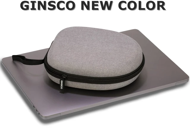 Alt view image 2 of 7 - Ginsco Universal Headphone Case Compatible with JBL Tune 510BT 720BT, Sony WH-CH 720N/WH-CH520, with Sony/JBL/Soundcore Q20i Q30/BERIBES/TOZO/KVIDIO etc Wireless Headphones Gray