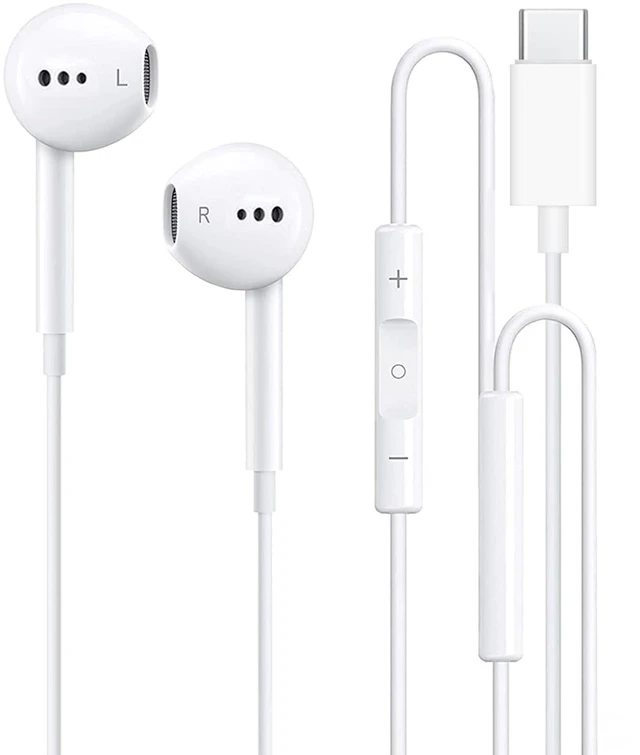 Main image of USB C Headphones Wired for iPhone 17/16, Type C Earphones with Microphone & Remote Noise Cancelling Earbuds for iPhone 16/15 Pro Max, iPad, Galaxy S23/S22/S21/S20, Pixel 7/6/5/4