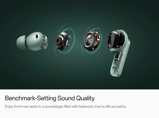 Alt view image 7 of 7 - OnePlus Buds 4, Bluetooth Wireless Earbuds, Storm Gray, E513A, in-Ear Headphones with Active Noise Cancellation