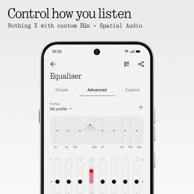 Alt view image 6 of 7 - Nothing Ear (3a) Noise Cancelling Earbuds, 45dB Hybrid ANC, 12mm Driver with Hi-Res Audio and Bigger Bass, 6 Mics for Clear Calls & Recording, Dual Connect Bluetooth Earphones for Sport, Travel, Work