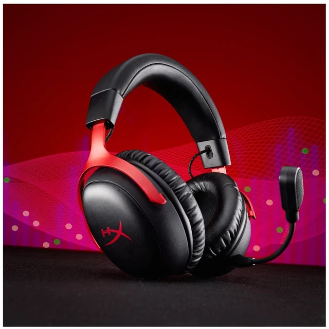 Alt view image 2 of 7 - HyperX Cloud III S Wireless Gaming Headset for PS5, PS4, Switch, PC, Mac, and Mobile, Up to 120-Hour (2.4GHz) / 200-Hour (Bluetooth) Battery, 53mm Angled Drivers, Detachable Mic Black