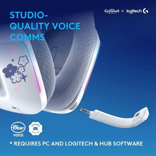 Alt view image 5 of 6 - Logitech G733 Lightspeed RGB Wireless Gaming Headset | Lightspeed wireless, suspension headband, LIGHTSYNC RGB, Blue Voce mic tech, PRO-G audio drivers