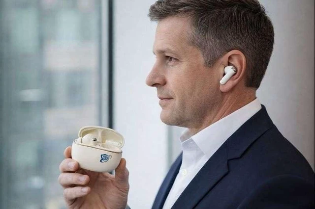 Main image of Military-Grade AES 256 Hardware Encrypted Earbuds 2 Pairs (4 Earbuds Total) | Off-Grid Voice Encryption, No Apps, No Cloud, No Trace - Executive Protection Secure Communication Device