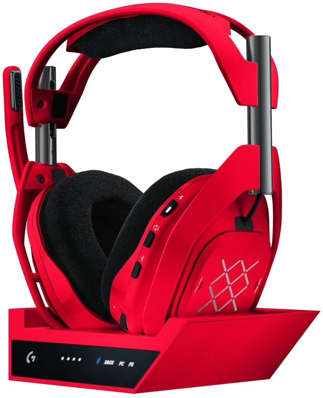 Main image of Logitech G Astro A50 X Wireless Gaming Headset + Base Station - Mars Red | PLAYSYNC Video & Audio Switcher, HDMI 2.1 4K 120 Hz, 24 h Battery, 2.4 GHz & Bluetooth, for PC, PS5, Xbox