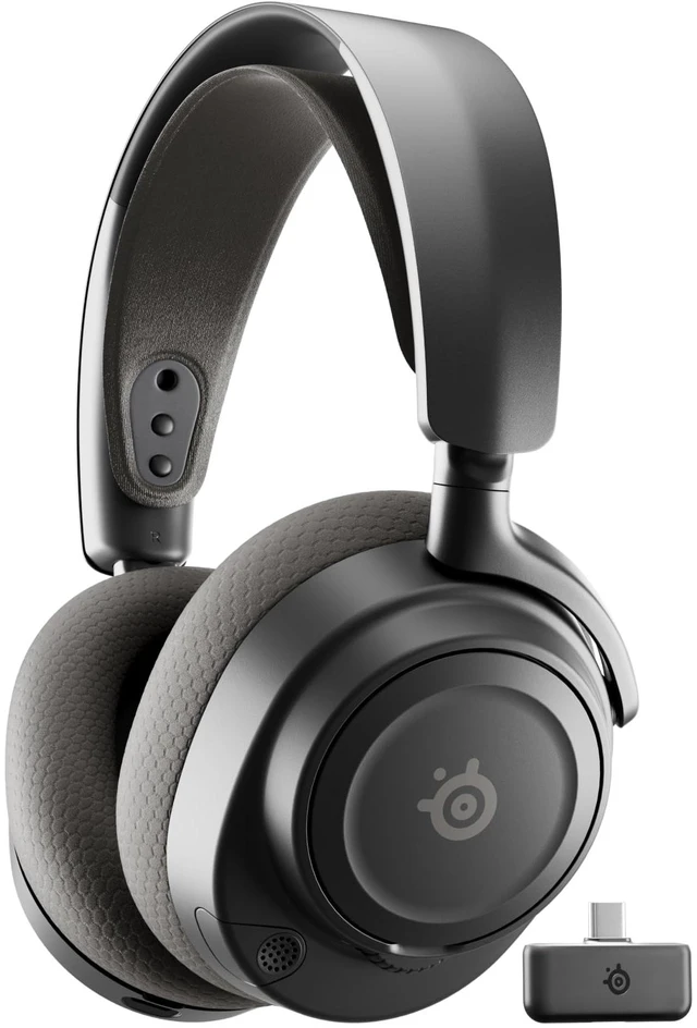 Main image of SteelSeries Arctis Nova 7P Wireless Gen 2 Gaming Headset - Black | Real-Time App Control, 50+ HR Play, Neodymium Magnetic Drivers, Mix 2.4GHz/Bluetooth, PS5, PS4, PC, Switch 1/2, Mobile