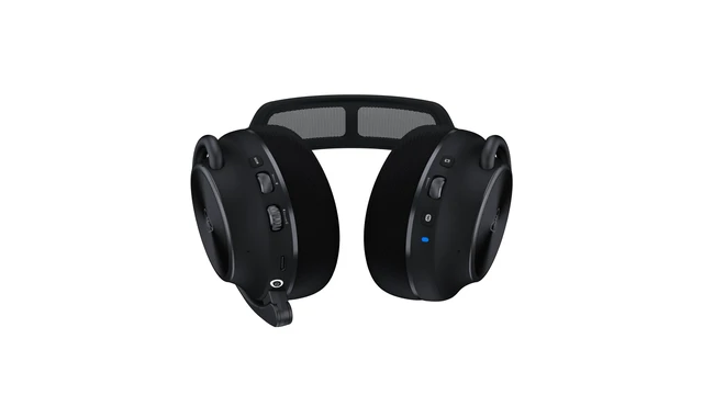 Alt view image 6 of 7 - Turtle Beach Stealth Pro II Premium Wireless Gaming Headset for Xbox Series X|S, PS5, PS4, PC - Hi-Res Audio, Dolby Atmos, Active Noise Cancellation, Simultaneous Bluetooth, 24-bit Audio - Black