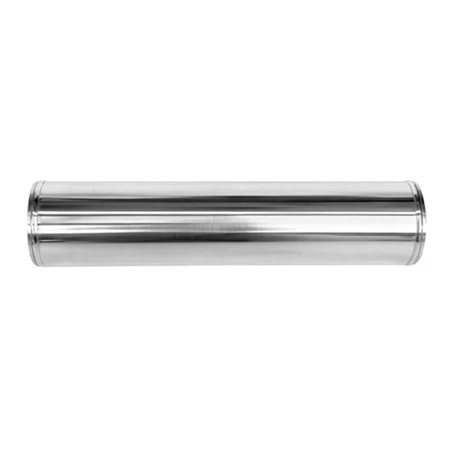 Alt view image 6 of 7 - OD 4" (102mm), Length 18 inch Straight Aluminum Tube Pipe Polished Universal Straight Aluminum Connector Adapter