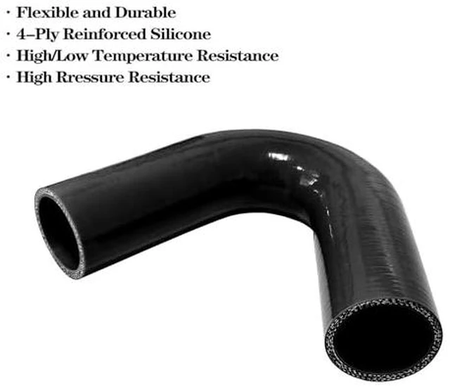 Alt view image 5 of 7 - ID 1.25 inch 135 Degree Elbow Silicone Coupler Hose 6" Leg Length