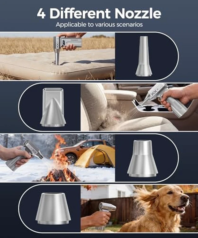 Alt view image 4 of 6 - Compressed Air Duster-280000 RPM Electric Air Duster
