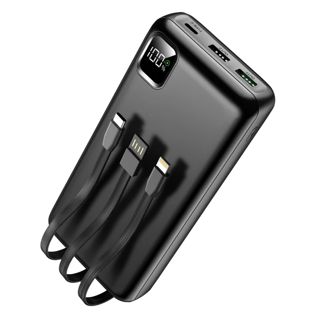 Main image of 50000mAh 22.5W Fast Charging Power Bank Portable Charger for iPhone Samsung | QC 3.0 Fast Charging, High Capacity, 5 Outputs & 2 Inputs, Digital Display, Over-Charging Protection