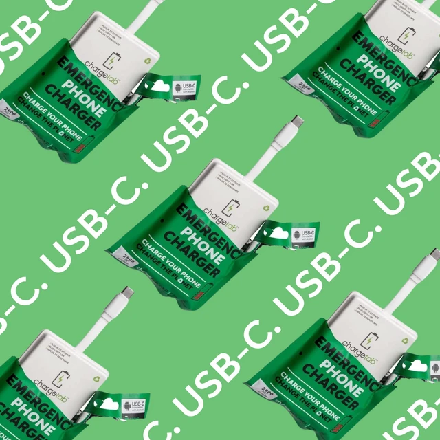 Alt view image 4 of 7 - ChargeTab Emergency Portable USB-C Charger Pre-Charged 3000mAh, Slim & Light, Up to 2-Year Shelf, Compatible w/iPhone 15/16/17 & Android USB-C Devices (10 Pack)