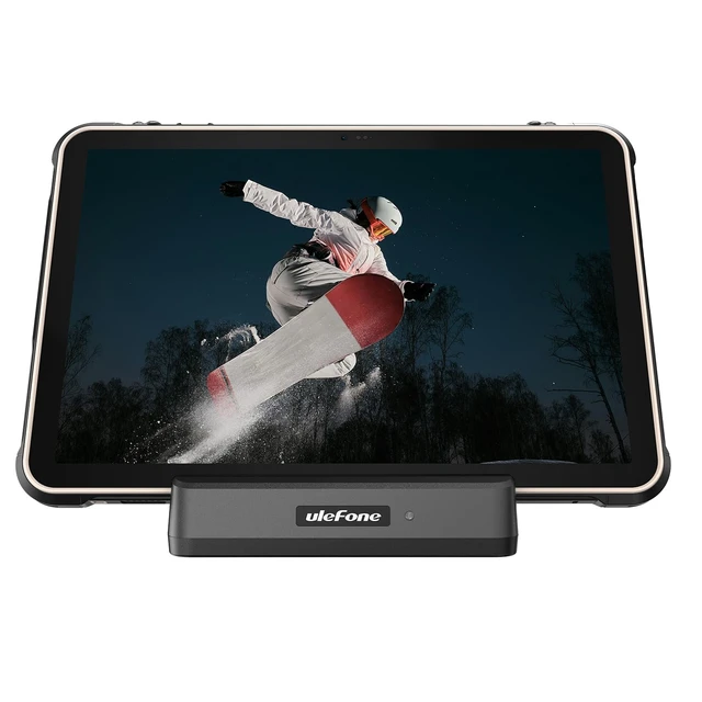 Alt view image 2 of 7 - Ulefone Rugking Pad Series 18W Desk Charging Dock, Dual Output, Wireless Charging Station for Ulefone Rugking Pad Series, Not Charger
