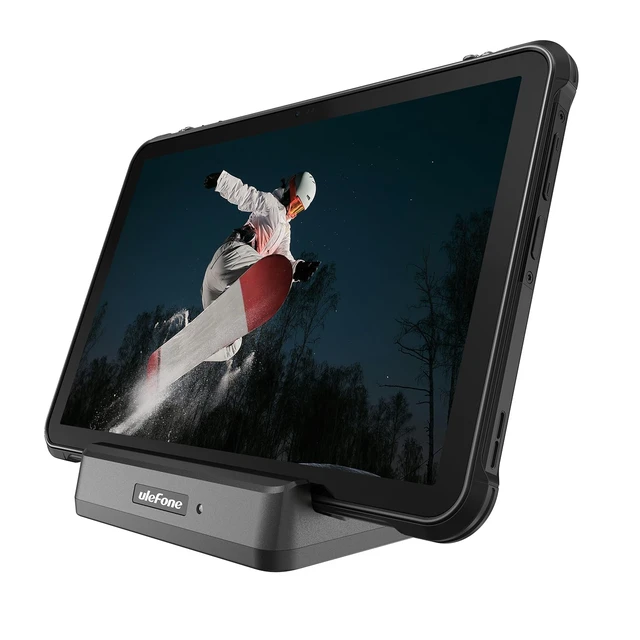 Alt view image 7 of 7 - Ulefone Rugking Pad Series 18W Desk Charging Dock, Dual Output, Wireless Charging Station for Ulefone Rugking Pad Series, Not Charger