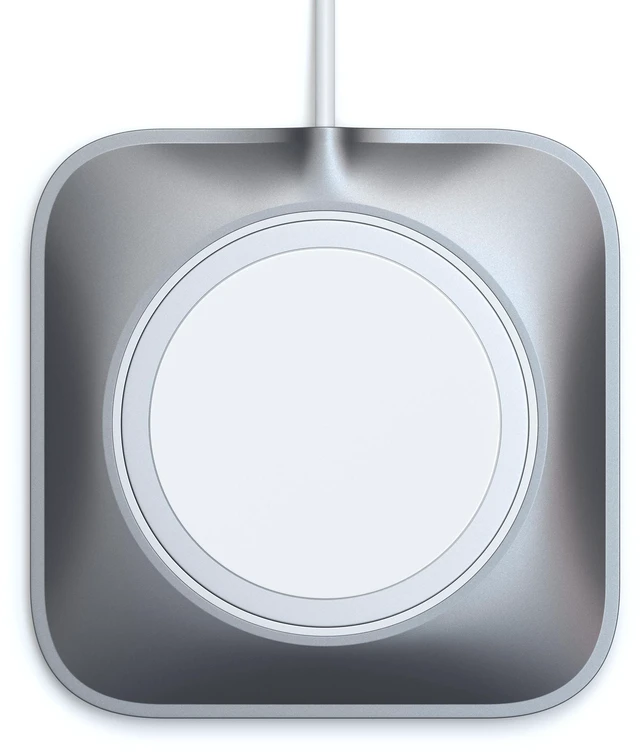 Main image of Satechi Aluminum Dock for MagSafe Charger, Charger Not Included | Charger not included, compatible with iPhone 14 Pro Max/14 Pro/14/14 Plus, 13 series, 12 series
