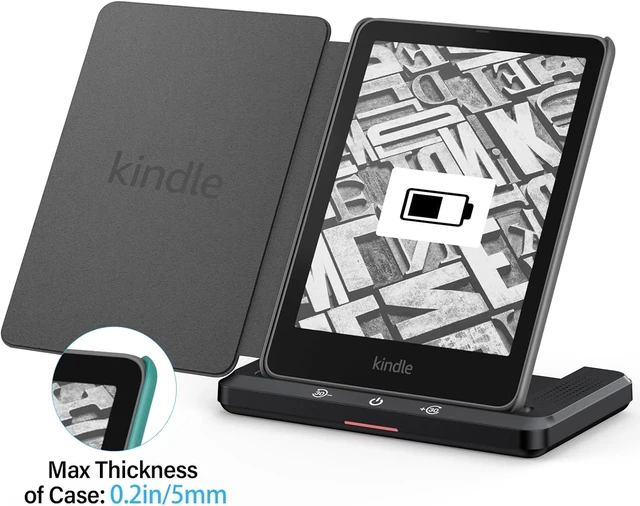 Alt view image 5 of 7 - Audiobook Speaker | Wireless Charging Dock for Kindle Signature Editions | Compatible with iPhone,Kindle Paperwhite Signature Editions(2022&2024), Kindle Colorsoft Signature Edition(32GB), Accessories